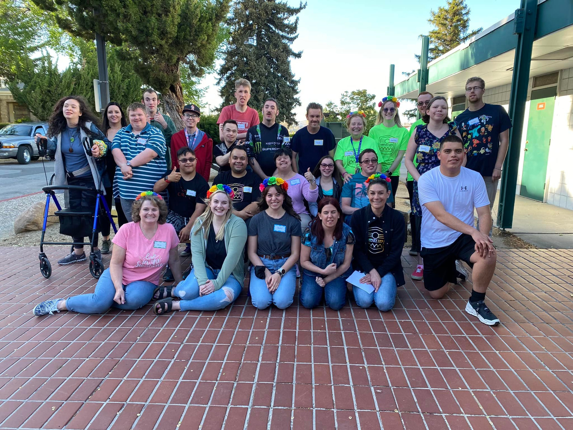 Large group photo from a recreational program