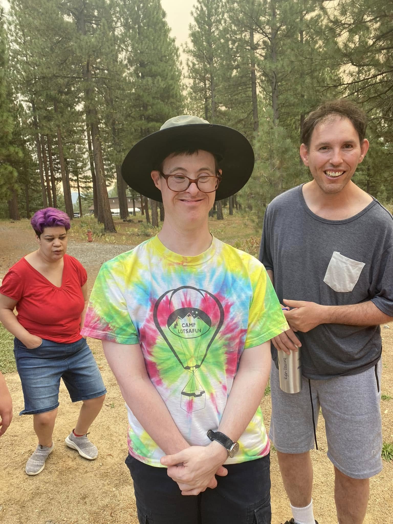 Camp Lotsafun campers smiling together
